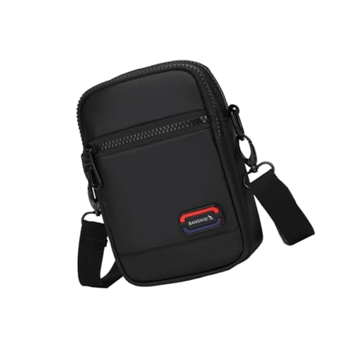 rockible Herren Umhängetasche Tasche für Wandern Angeln Reiten Trekking Outdoor, Schwarz von rockible