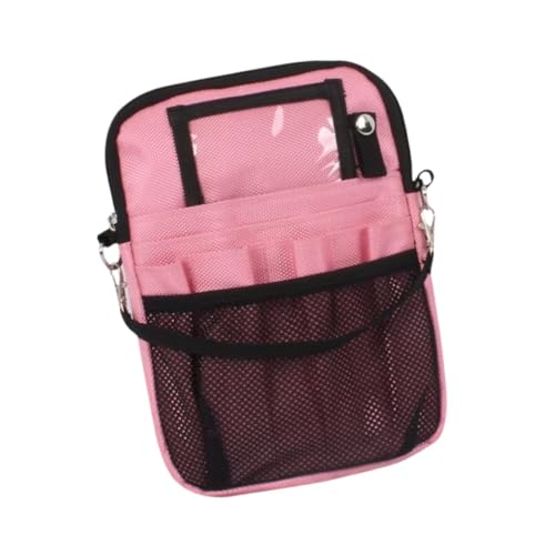 rockible Krankenschwester-Gürteltasche, Krankenschwester-Werkzeug-Gürteltasche, mehrere Fächer, Utility-Hüfttasche, Stilltasche, Krankenschwester-Hüfttasche, Rosa von rockible
