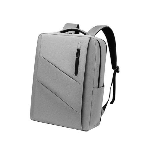 rockible Laptop-Rucksack, Mehrzweck-Rucksack mit Mehreren Taschen für Männer, Herren-Rucksack für die Reise, Grau rockible Laptop-Rucksack, Mehrzweck-Rucksack mit Mehreren Taschen für Männer, Herren-Rucksack für die Reise, Grau von rockible