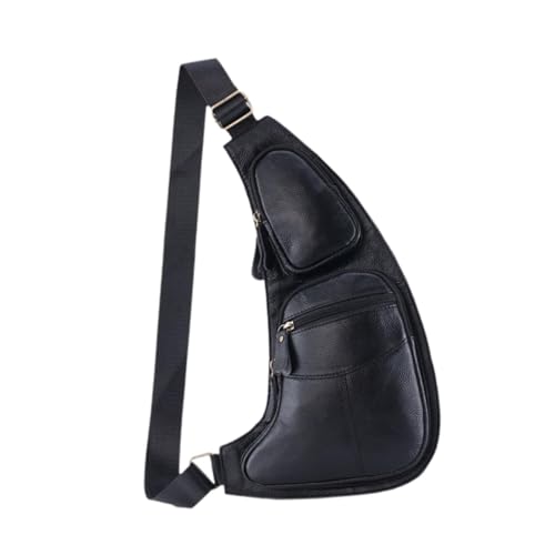 rockible Männer Brust Tasche Leichte Handtasche Tasche für Übung Outdoor Sport Reisen, Schwarz von rockible