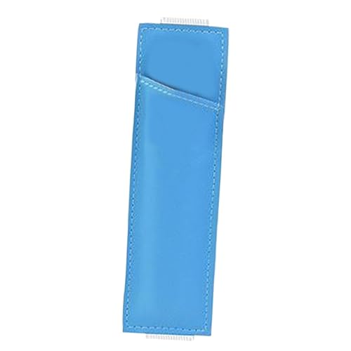 rockible PU Stiftetui, Stiftetui, Verstellbares Elastisches Band, Stifthalter, Blau von rockible