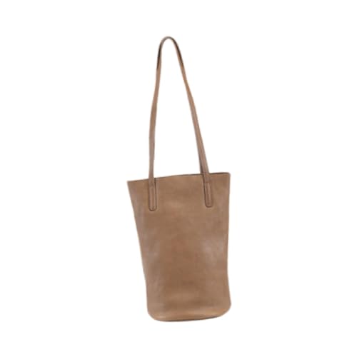 rockible PU Umhängetasche für Frauen, die Damen Pendeln, arbeite Strand Elegante Geldbörse, Hellbraun, M von rockible