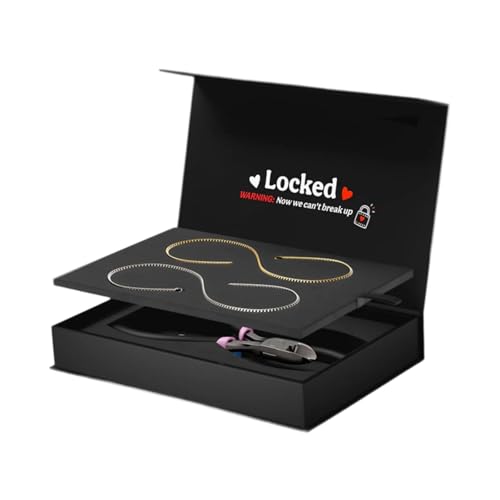 rockible Permanentes Armband-Set für Paare, für Immer Armbänder, zum Herstellen eleganter Freundschaftsarmbänder mit Ketten und Werkzeugen zum Geburtstag, Silber Und Gold von rockible