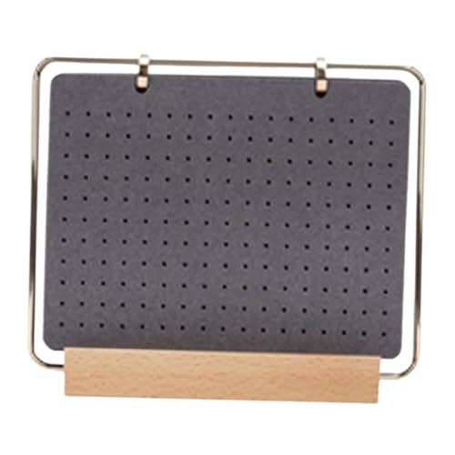 rockible Pin-Organizer mit Holzsockel, Organisation, Broschen-Display, Sammlungshalter, Grau rockible Pin-Organizer mit Holzsockel, Organisation, Broschen-Display, Sammlungshalter, Grau von rockible