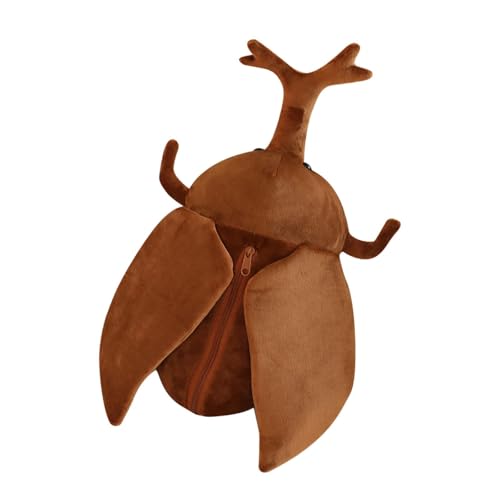 rockible Plüsch-Rucksack, Stofftier-Tasche, lustig, weich, schön, praktisch, leichte Plüsch-Tasche, Nashornkäfer rockible Plüsch-Rucksack, Stofftier-Tasche, lustig, weich, schön, praktisch, leichte Plüsch-Tasche, Nashornkäfer von rockible