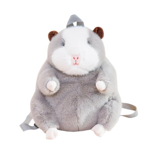 rockible Plüsch Rucksack Leichtes Cartoon Daypack für Geburtstagsmädchen Dating Hochzeit, Grau von rockible