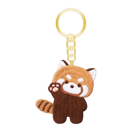 rockible Red Panda Keychain, Roter Panda Kuscheltier Schlüsselanhänger, Kawaii Plüschtier Schlüsselanhänger, Niedlicher Taschenanhänger, Animal-Keychain für Damen Geburtstag Geschenk, 5cmx5.2cm rockible Red Panda Keychain, Roter Panda Kuscheltier Schlüsselanhänger, Kawaii Plüschtier Schlüsselanhänger, Niedlicher Taschenanhänger, Animal-Keychain für Damen Geburtstag Geschenk, 5cmx5.2cm von rockible