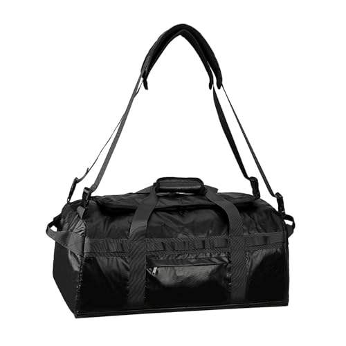 rockible Reise -Rucksack -Crossbody -Tasche Multifunktion leicht zu tragen im Fitnessstudio Handbag Gepäckstück für Weekender Männer Frauen Frauen, Schwarz von rockible