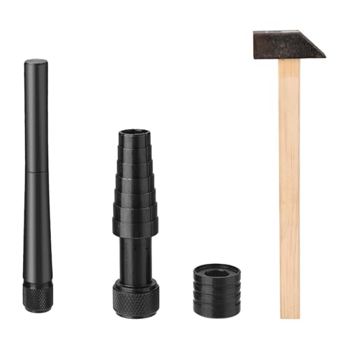 rockible Ringspanner, Ringvergrößerer, Finger-Ehering-Größenmesser, Größenanpassungswerkzeug für die Schmuckherstellung, Schwarz rockible Ringspanner, Ringvergrößerer, Finger-Ehering-Größenmesser, Größenanpassungswerkzeug für die Schmuckherstellung, Schwarz von rockible