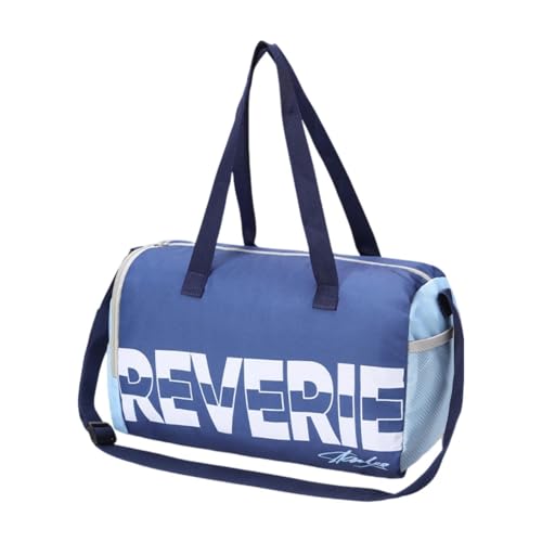 rockible Sporttasche Große Kapazität Reisetasche mit Schuhfach Und Nassfach aus Strapazierfähigem Polyester für Männer Und Frauen Fitnessstudio, Blau von rockible