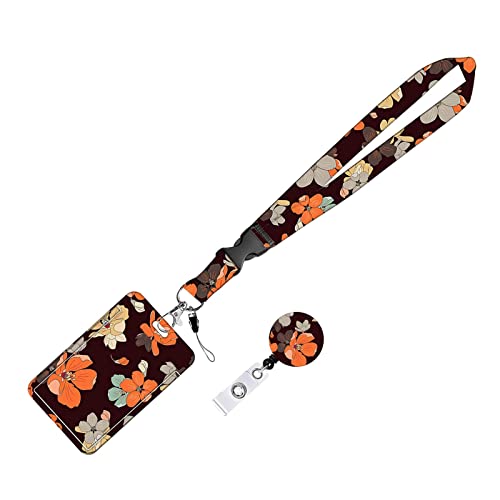 rockible Stilvoller Kartenhalter Lanyard mit abnehmbarem Clip und Umhängeband für Damen und Herren, StilA von rockible