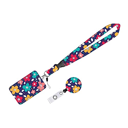 rockible Stilvoller Kartenhalter Lanyard mit abnehmbarem Clip und Umhängeband für Damen und Herren, StilC von rockible