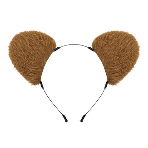 rockible Stirnband mit Pandaohren, Cosplay-Haarschmuck für Rollenspiele, Abschlussball, Halloween-Geschenke, Braun rockible Stirnband mit Pandaohren, Cosplay-Haarschmuck für Rollenspiele, Abschlussball, Halloween-Geschenke, Braun von rockible