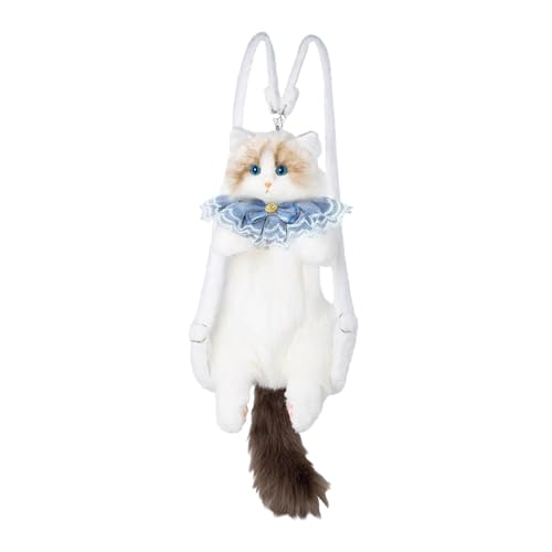rockible Süßer Katzen-Plüsch-Rucksack, stilvoller Cartoon-Rucksack für Mädchen, Kinder, rockible Süßer Katzen-Plüsch-Rucksack, stilvoller Cartoon-Rucksack für Mädchen, Kinder, von rockible