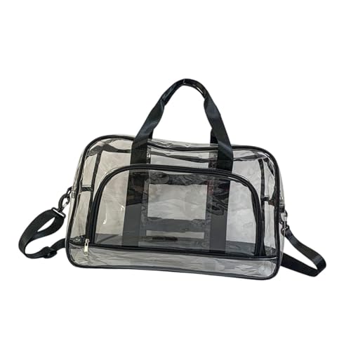 rockible Transparenter Kulturbeutel, Organizer, Kosmetiktasche, transparent, für Arbeit, Veranstaltungen, Flughafen, Fluggesellschaft, Schwarz rockible Transparenter Kulturbeutel, Organizer, Kosmetiktasche, transparent, für Arbeit, Veranstaltungen, Flughafen, Fluggesellschaft, Schwarz von rockible
