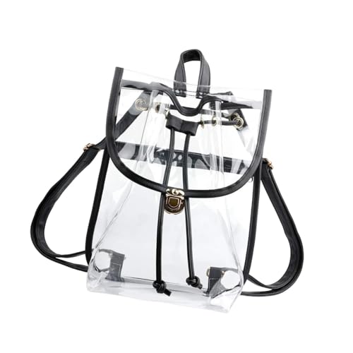 rockible Transparenter Rucksack für Sport, strapazierfähig, für Veranstaltungen, Organisation, tragbar, für Männer und Frauen von rockible
