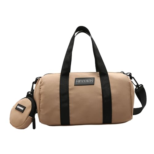 rockible Umhängetasche für Damen, Umhängetasche mit verstellbarem Schultergurt, Tragetasche, Handtasche für den Weg zur Arbeit auf der Straße, Urlaub, Party, Khaki von rockible