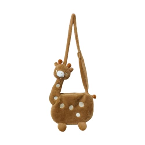 rockible Umhängetasche süße Geburtstagsgeschenk Satchel Cartoon Tier Schultertasche, Braun rockible Umhängetasche süße Geburtstagsgeschenk Satchel Cartoon Tier Schultertasche, Braun von rockible