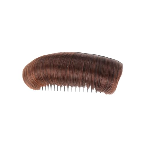 rockible Unsichtbare falsche Haarspange, Volumeneinsätze, Puffkissen-Perücken-Styling-Einsatzwerkzeug für Frauen, Geschenk, Bump It up Base, Dunkelbraun von rockible