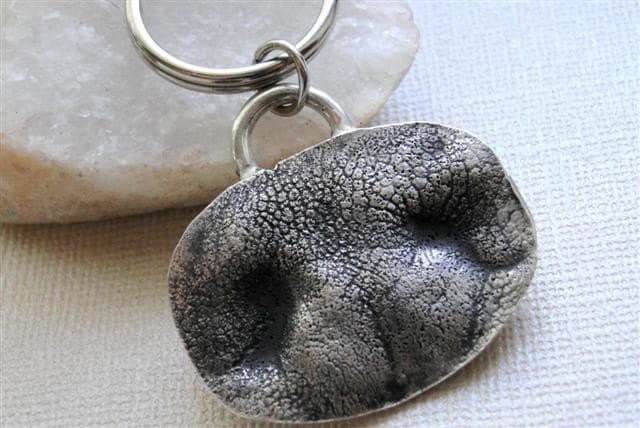 Hund Nase Große Schlüsselbund Schlüsselanhänger Personalisiert in Sterling Silber Express Versand von rockmyworldinc