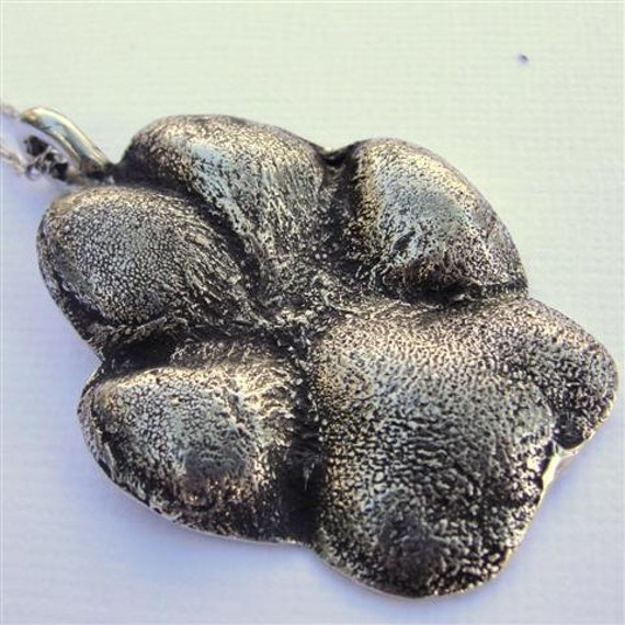 Hund Pfotenabdruck Halskette Schmuck Personalisiert in Sterling Silber Express Versand Formen von rockmyworldinc