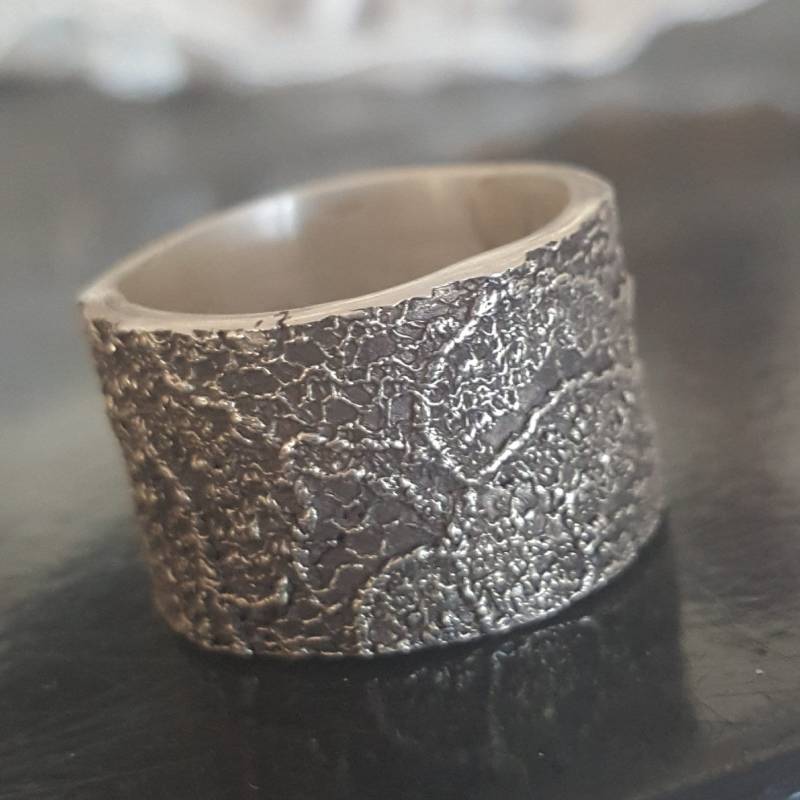 Silber Spitze Ring Ehering Lacey von rockmyworldinc