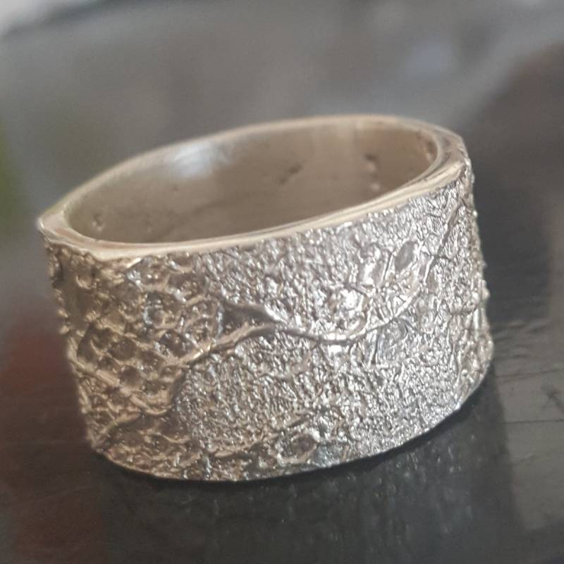 Silber Spitze Ring Ehering Lacey von rockmyworldinc