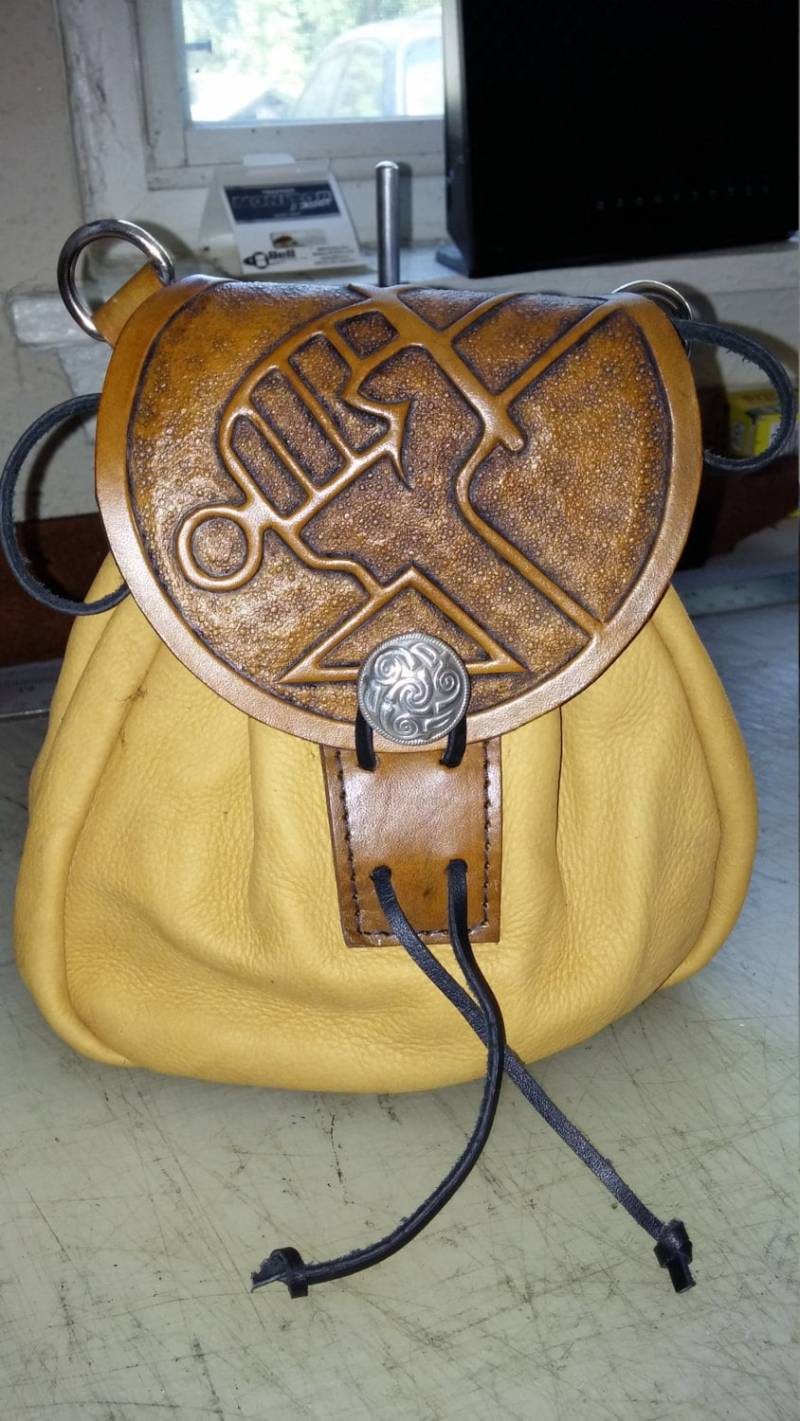 B.p.r.d. Sporran von rockntleatherworks