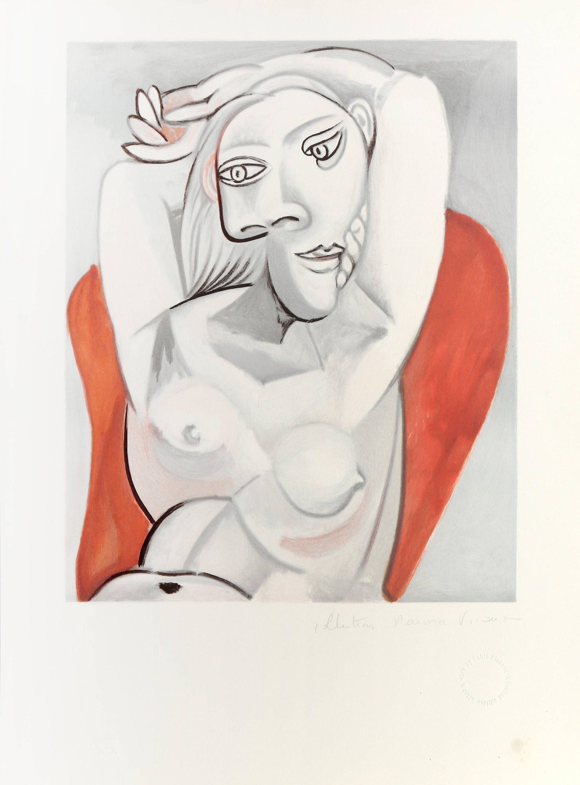 Pablo Picasso, Femme Au Fauteuil Rouge, Lithographie Auf Arches von rogallery