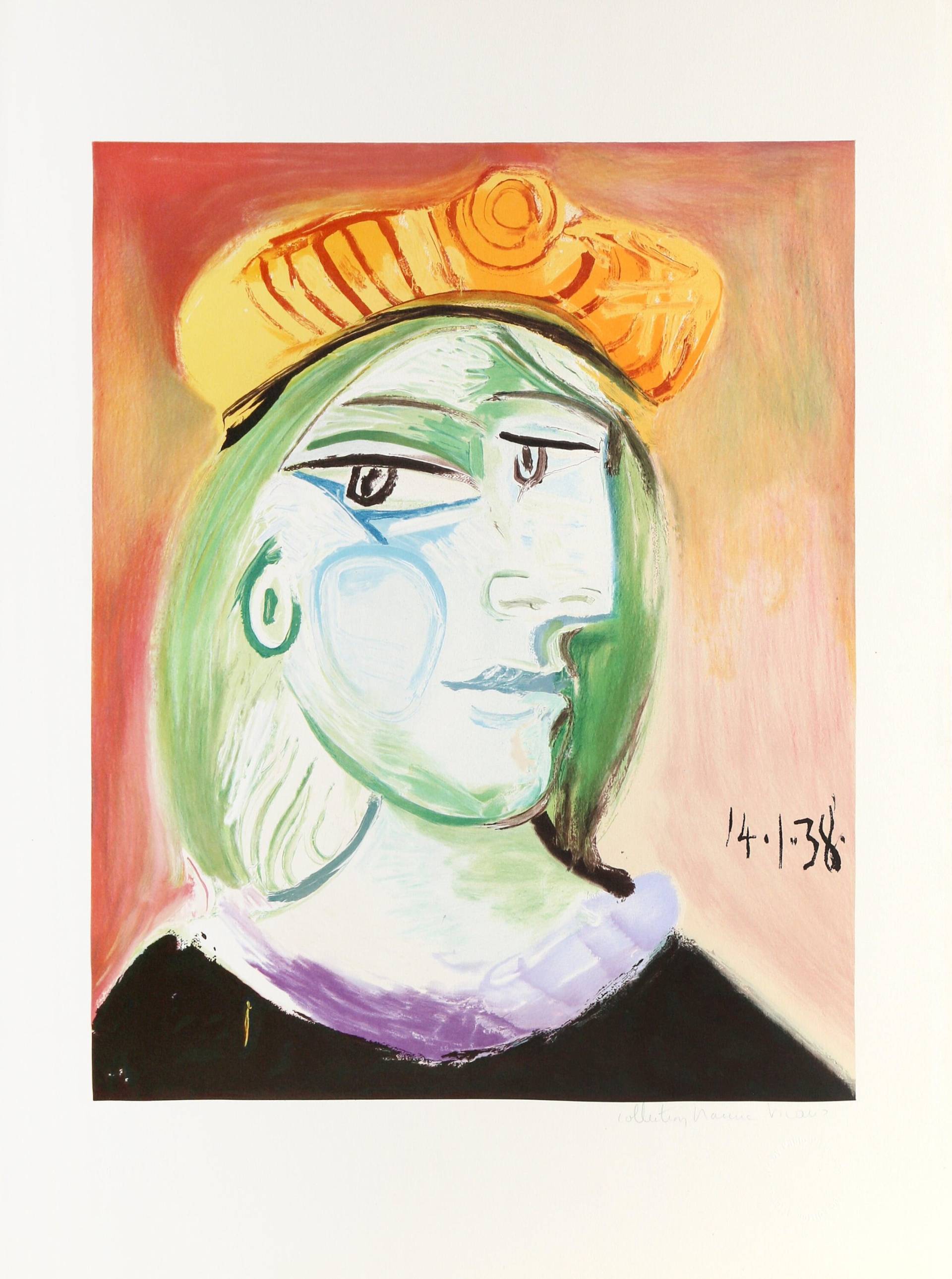 Pablo Picasso, Marie Therese Walter, Lithographie Auf Arches Papier von rogallery