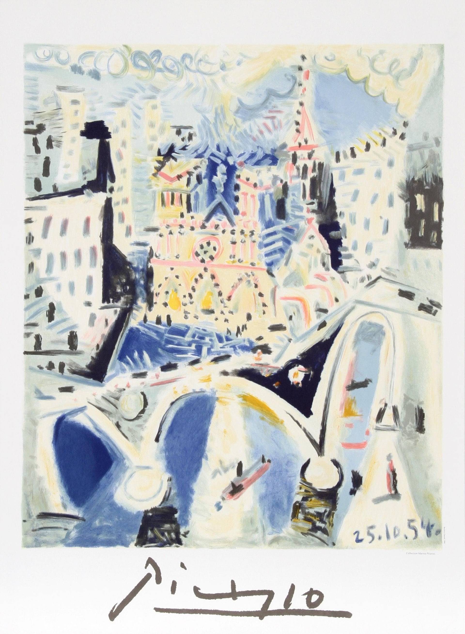 Pablo Picasso, Notre Dame, Lithographie von rogallery