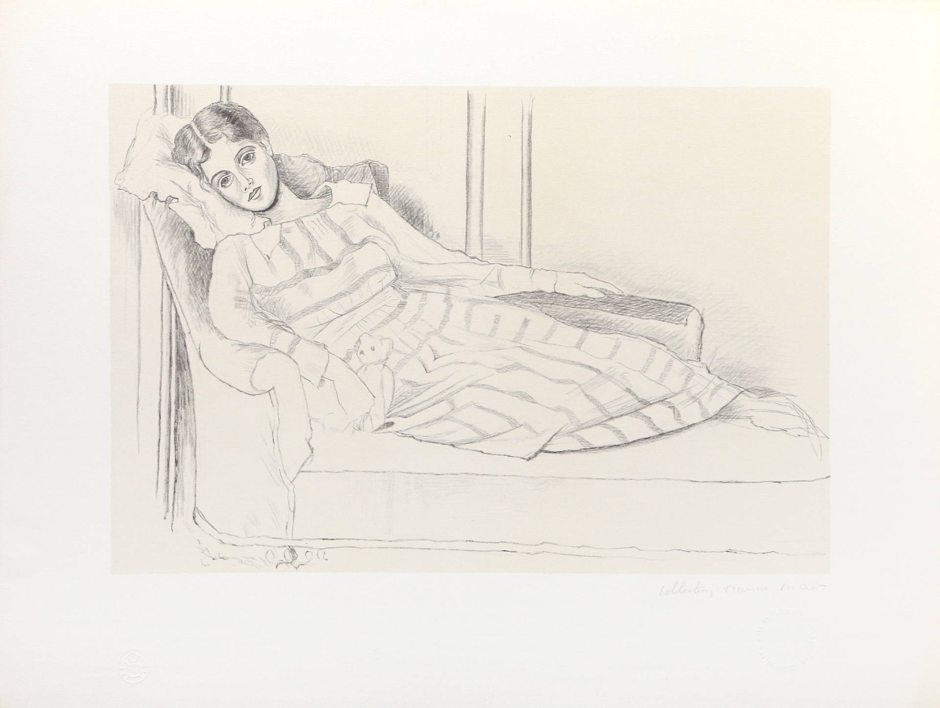 Pablo Picasso, Olga Kaklowa, Lithographie Auf Arches Papier von rogallery