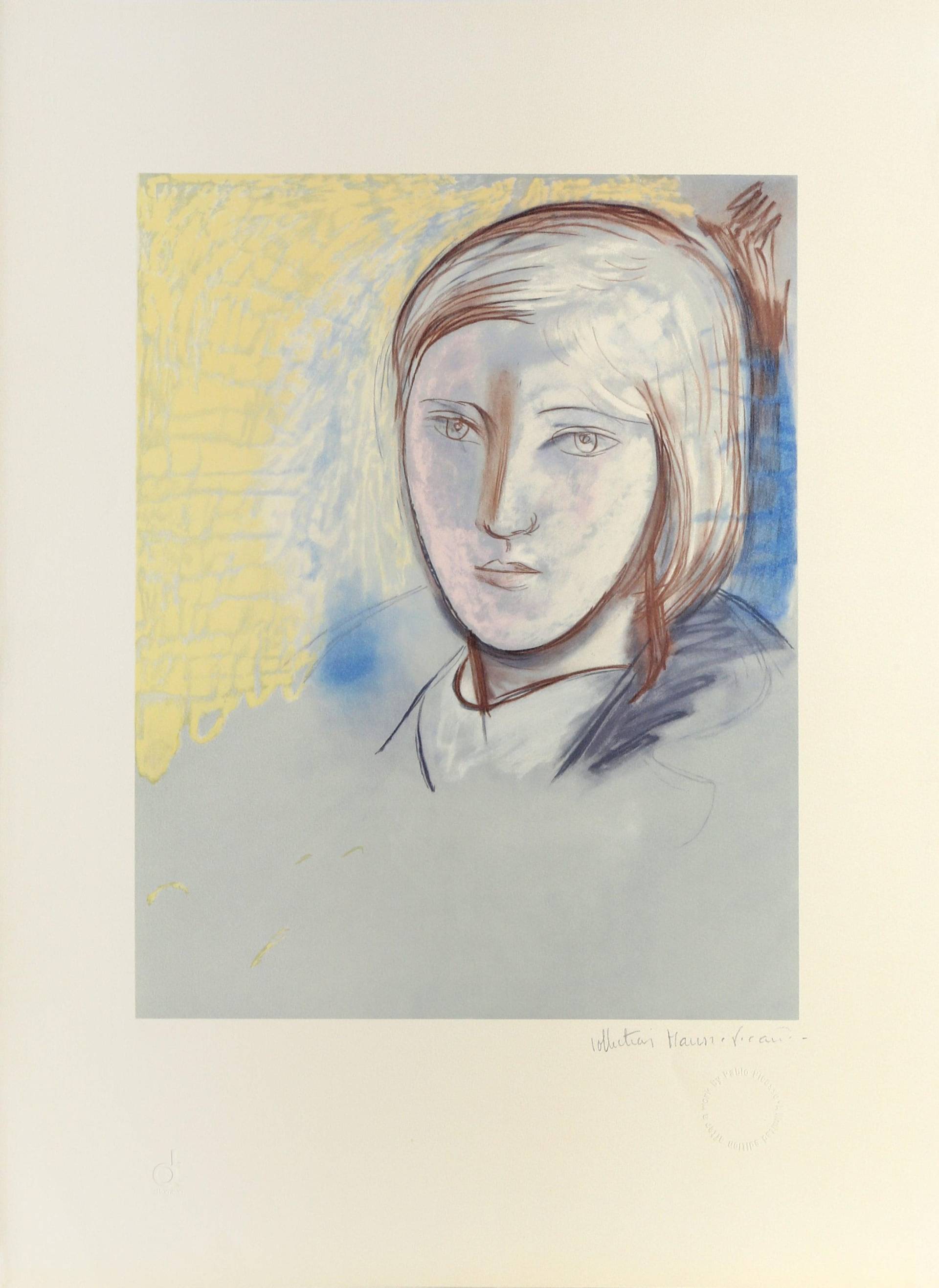 Pablo Picasso, Portrait Von Marie Therese Walter, Lithographie Auf Arches Papier von rogallery