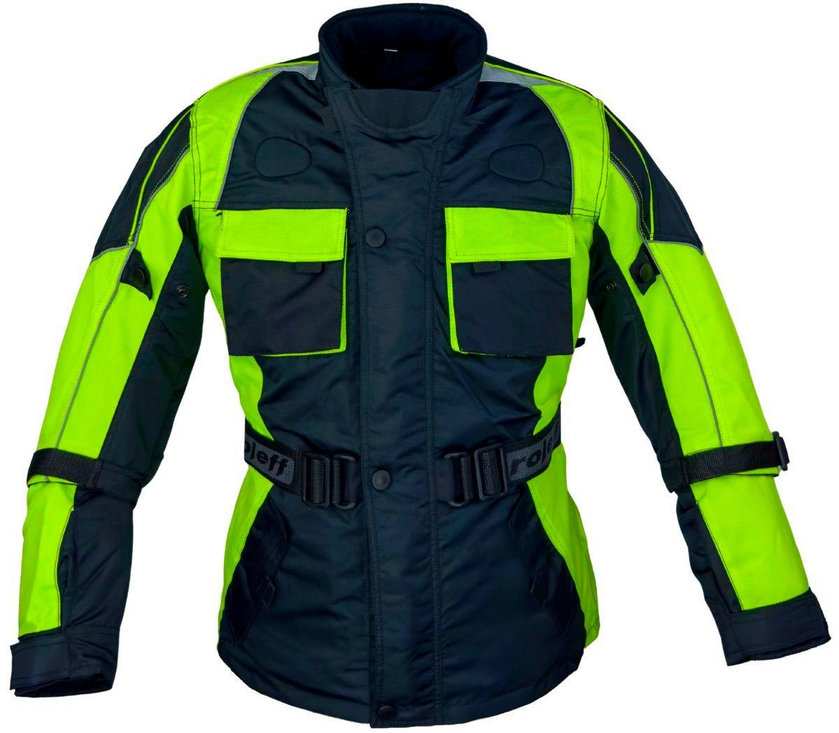 roleff Motorradjacke Kids geeignet für Kinder, mit Sicherheitsstreifen von roleff