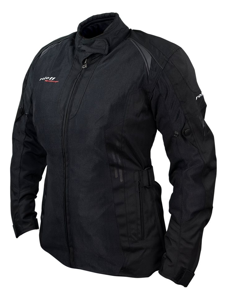 roleff Motorradjacke RO1811D Damen Sommer-Jacke - Atmungsaktiv, wasserdicht & Protektoren auch in großen Größen, in verschiedenen Farben erhältlich von roleff
