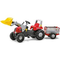 rolly®toys Kindertraktor rollyJunior RT mit rollyJunior Lader und rollyFarm Trailer 811397 von rolly toys