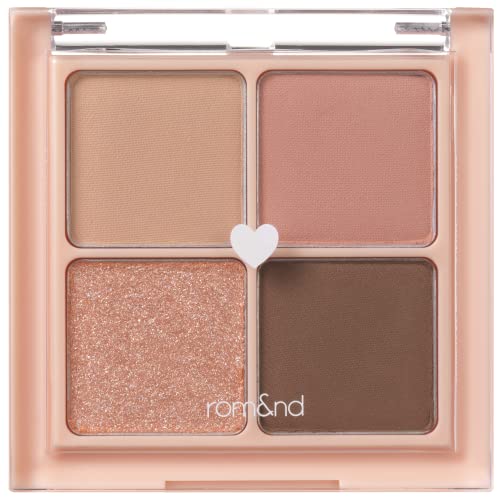 rom&nd Better Than Eyes ㅣKorean Makeup LidschattenpaletteㅣIntensives und langanhaltendes Finishㅣmatt und SchimmerndㅣWarm Neutralsㅣ6.5 g (01 DRY MANGO TULIP) von rom&nd