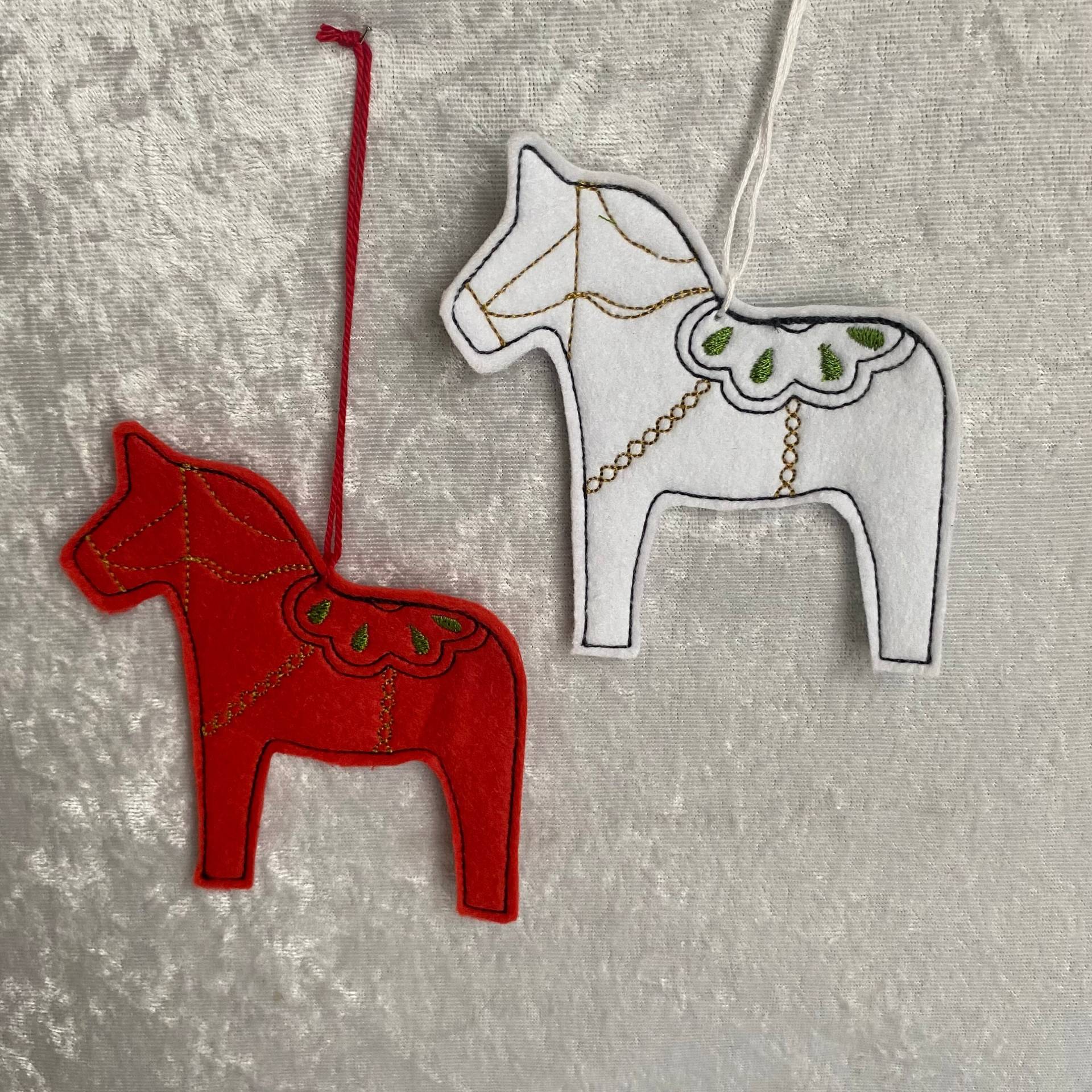 Dalarna - Pferd Geschenkanhänger Schwedenfans Weihnachten, Dekoanhänger von romaga36
