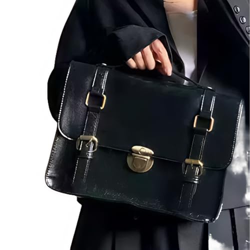 rongweiwang Handtasche mit großem Fassungsvermögen, Damentasche, extra Fassungsvermögen, weicher Stoff und wasserdicht, Umhängetaschen und Handtaschen, Schwarz, 31 * 22 * 8 von rongweiwang