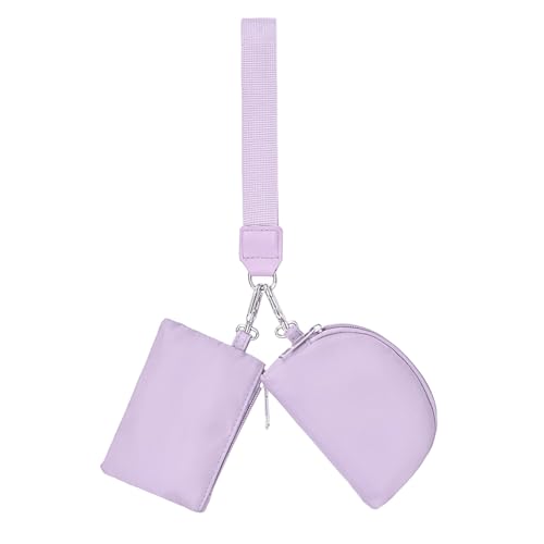 rongweiwang Kompakte Geldbörse mit Mehreren Fächern für Organisation, Canvas Schlüsselanhänger Geldbörse, kleine Damen Geldbörse, Damen Geldbörse von rongweiwang