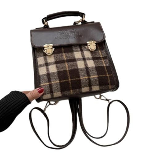 rongweiwang Modischer Cityrucksack für Damen Kleiner Damenrucksack Wasserdichter Damenrucksack Multifunktional, Curry von rongweiwang