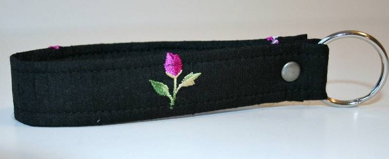 Schlüsselarmband Recycelte Seide von rookierags