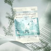 roopy - Fougere Fragrant Fruit Acid Essential Oil Hand Mask - Glimmer Forest Glimmer Forest - 3pcs (38g & 0.5g) von roopy