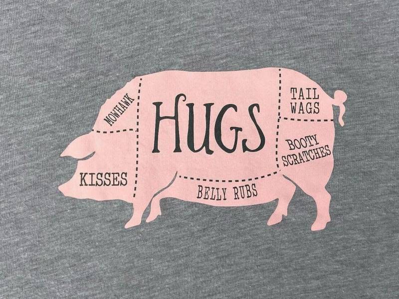 Schweinchenteile Schwein Tshirt, Kleidung, Mini Schweinchenteile Schwein Tshirt, Kleidung, Mini von rootertothetooter