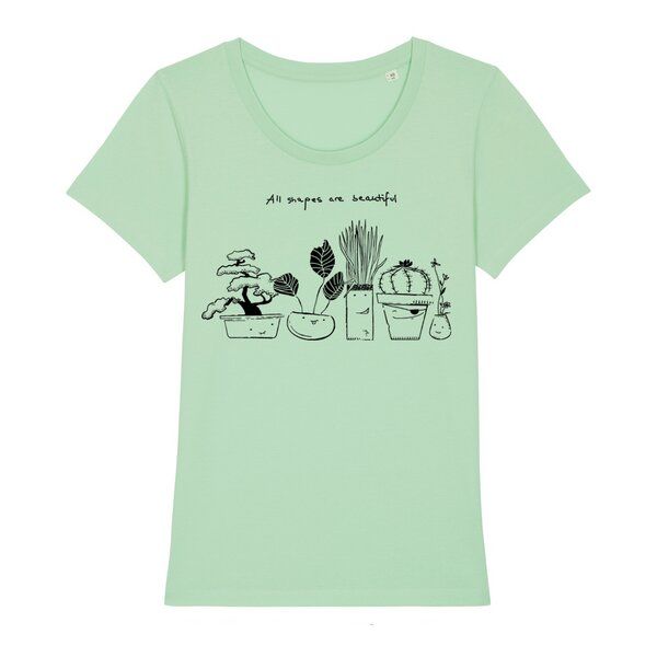 roots of compassion T-Shirt All Shapes Are Beautiful - bio, fair, vegan - taillierter Schnitt - Schönheit, Lookismus roots of compassion T-Shirt All Shapes Are Beautiful - bio, fair, vegan - taillierter Schnitt - Schönheit, Lookismus von roots of compassion