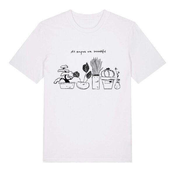 roots of compassion T-Shirt All Shapes Are Beautiful - bio, fair, vegan - weiter Schnitt - Schönheit, Lookismus roots of compassion T-Shirt All Shapes Are Beautiful - bio, fair, vegan - weiter Schnitt - Schönheit, Lookismus von roots of compassion