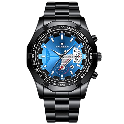 rorios Business Herrenuhren Leuchtend Uhr Analogue Quartz Armbanduhr mit Edelstahlarmband Klassisches Kleid Armbanduhren rorios Business Herrenuhren Leuchtend Uhr Analogue Quartz Armbanduhr mit Edelstahlarmband Klassisches Kleid Armbanduhren von rorios