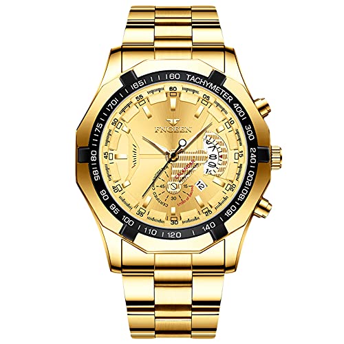 rorios Business Herrenuhren Leuchtend Uhr Analogue Quartz Armbanduhr mit Edelstahlarmband Klassisches Kleid Armbanduhren rorios Business Herrenuhren Leuchtend Uhr Analogue Quartz Armbanduhr mit Edelstahlarmband Klassisches Kleid Armbanduhren von rorios