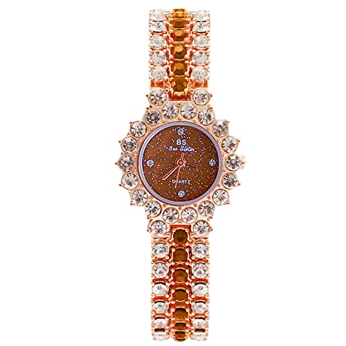 rorios Damen Armbanduhr Analog Quarz Uhren mit Strass Armband Diamanten Damen Uhren Romantische Kleid Uhr für Damen Frauen rorios Damen Armbanduhr Analog Quarz Uhren mit Strass Armband Diamanten Damen Uhren Romantische Kleid Uhr für Damen Frauen von rorios