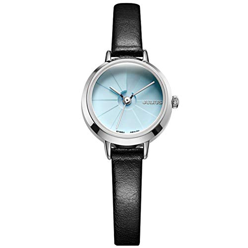 rorios Damen Uhren Analog Quarz Armbanduhr mit Leder Armband Elegant Uhr für Frauen Wasserdicht Mode Minimalistisch Damen Uhren von rorios